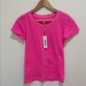 L'AGENCE Vibrant Pink Tee